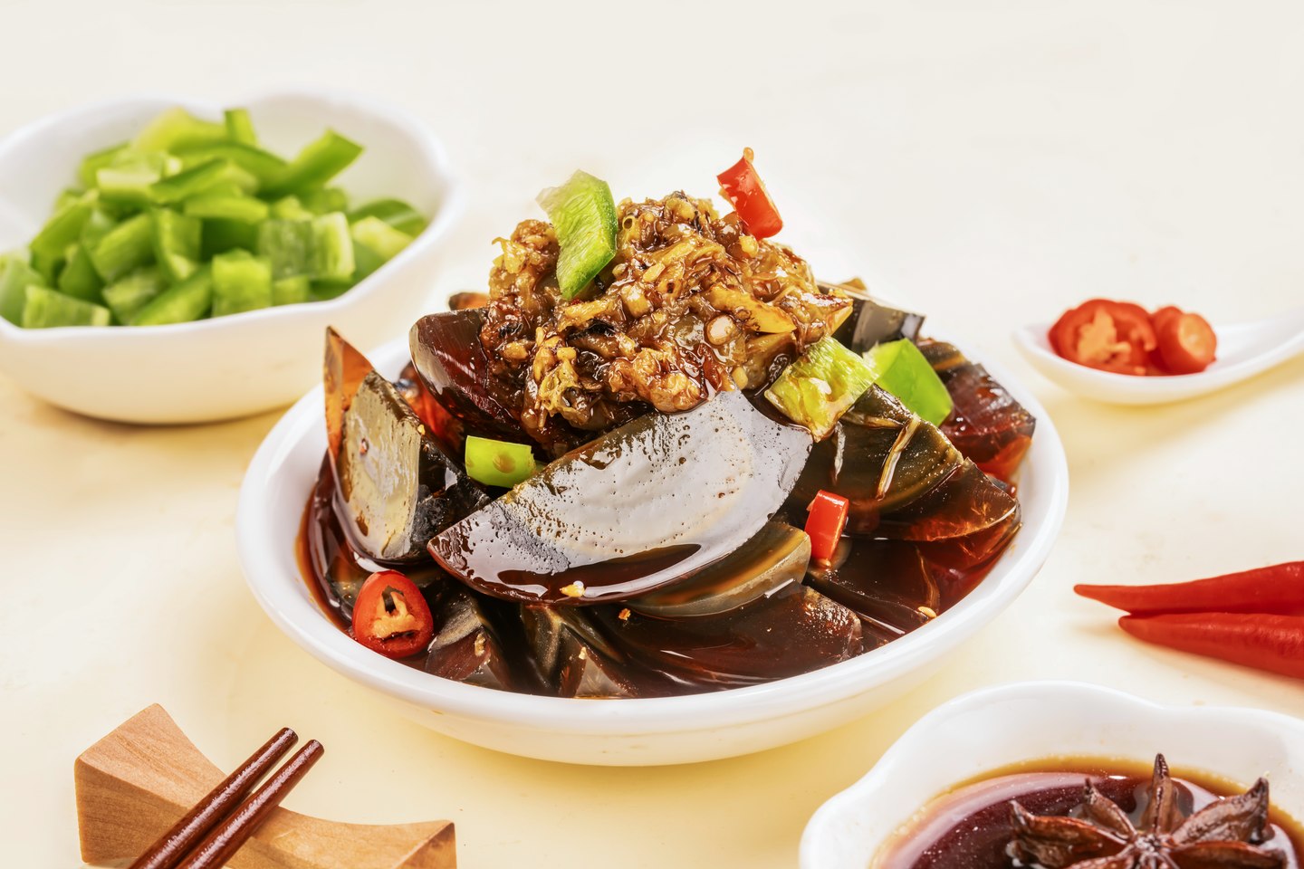 熊大爷产品：烧椒皮蛋